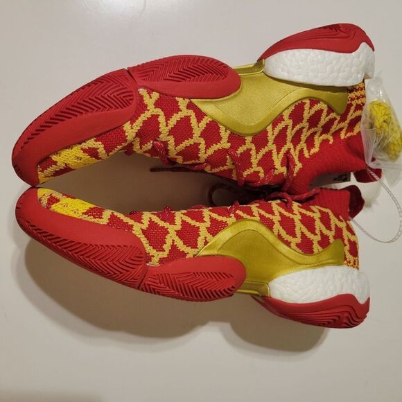 NEW ADIDAS PW x CNY RED YELLOW KANSAS CITY CHIEFS SNEAKERS NWT 9.5 43 1/2 9 1/2 main image 10